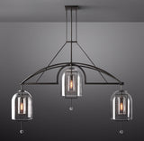 Fulcrum Linear Chandelier Lighting 73" - 3 Lights