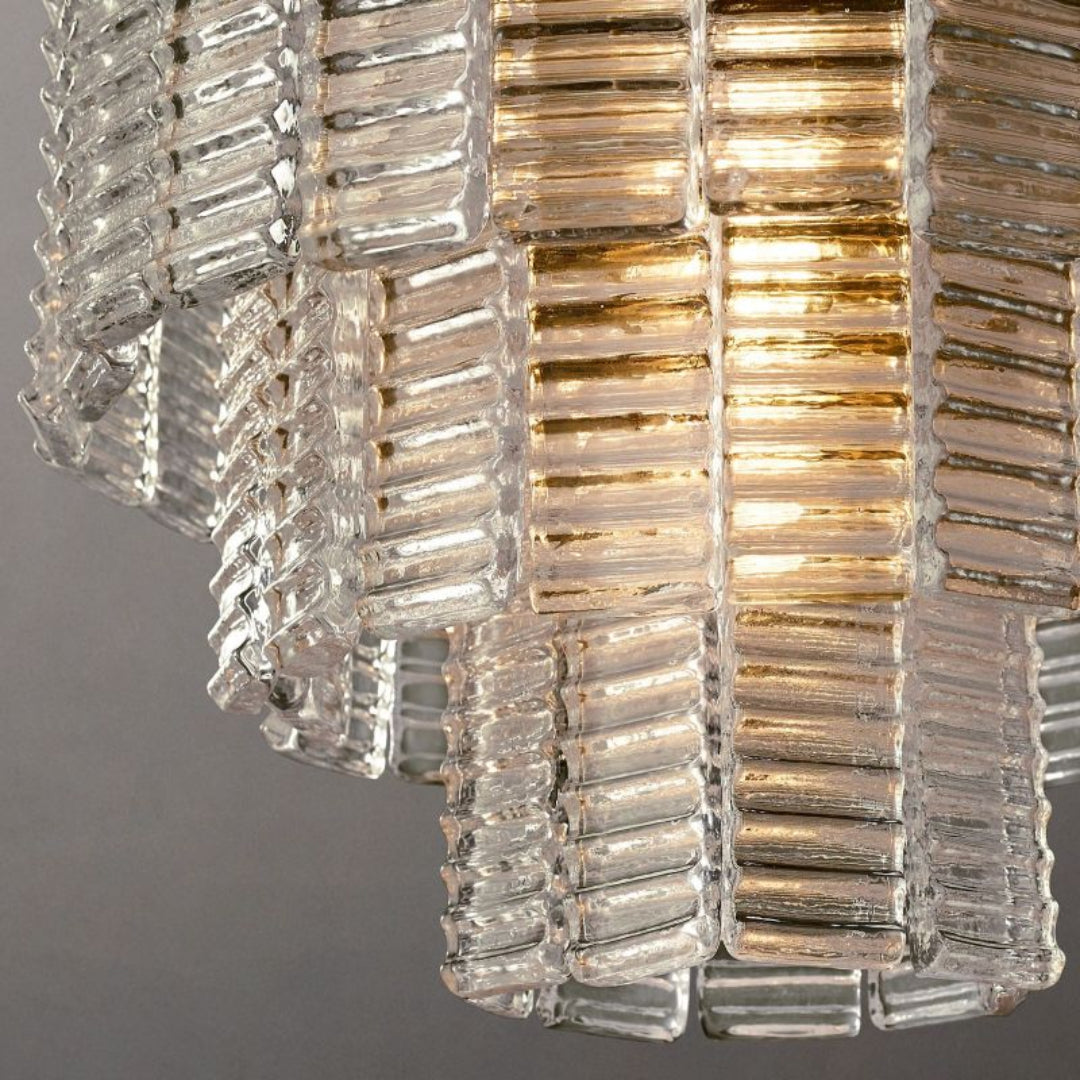 Modern Sirene Clear Glass Pendant Light