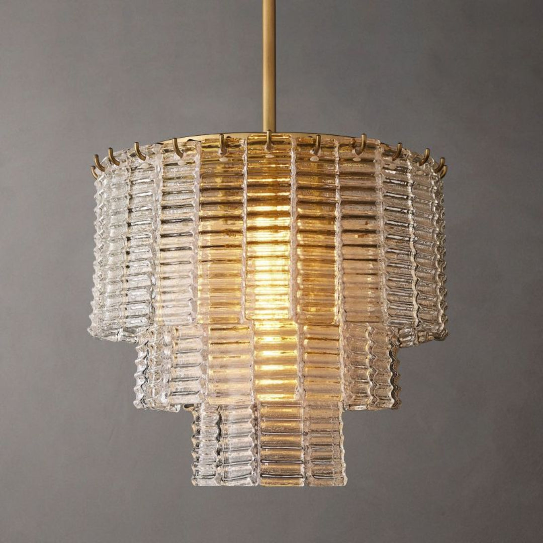 Modern Sirene Clear Glass Pendant Light