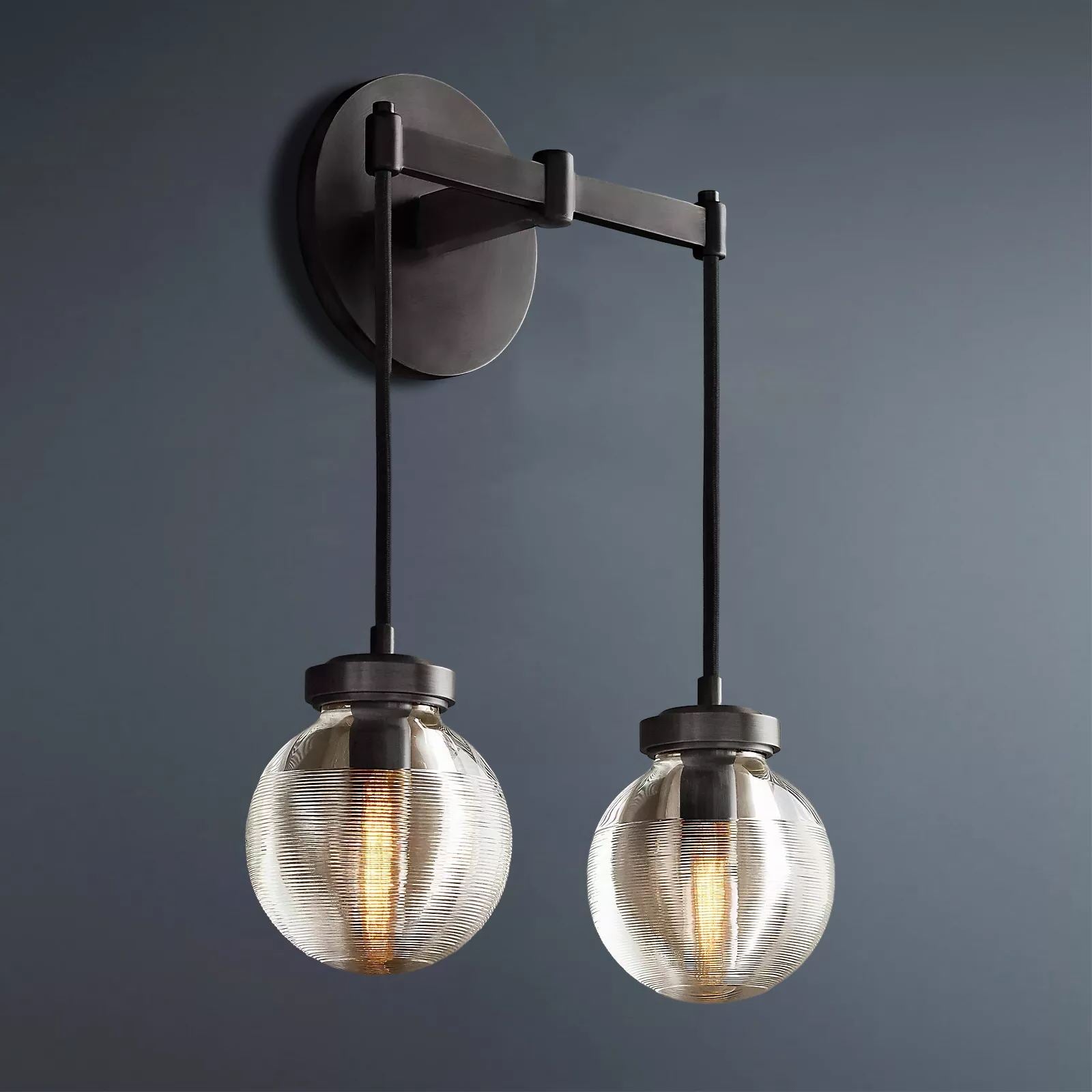 Elegant Double Pearl Wall Sconce Modern Decorative Lighting