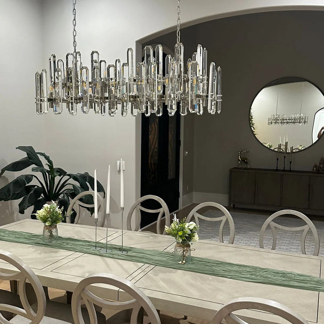 Bonnington Linear Chandelier Lighting 54"