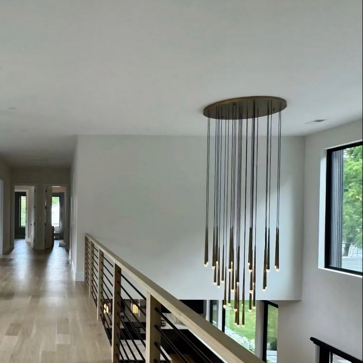 Aquitaines Round Chandeliers 48" Modern Chandelier Lighting