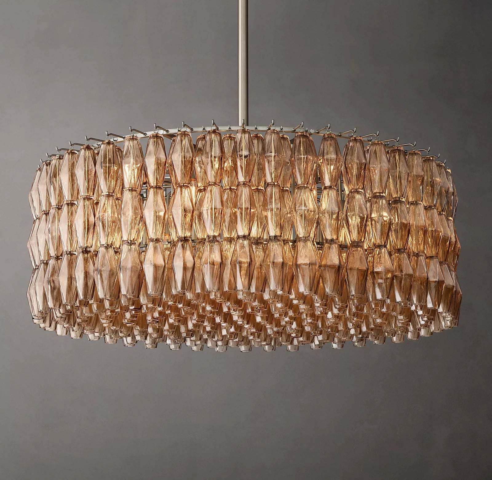 Chiaray Glass Round Chandelier Lighting 47"