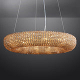 Round Halo Chandelier Light 31" 41" 59"