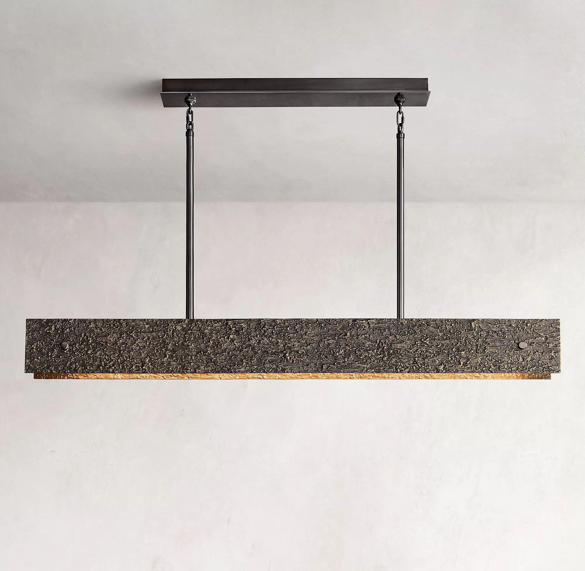 Vouvray Linear Brass Chandelier Lighting L54"/L72" for Dining Room