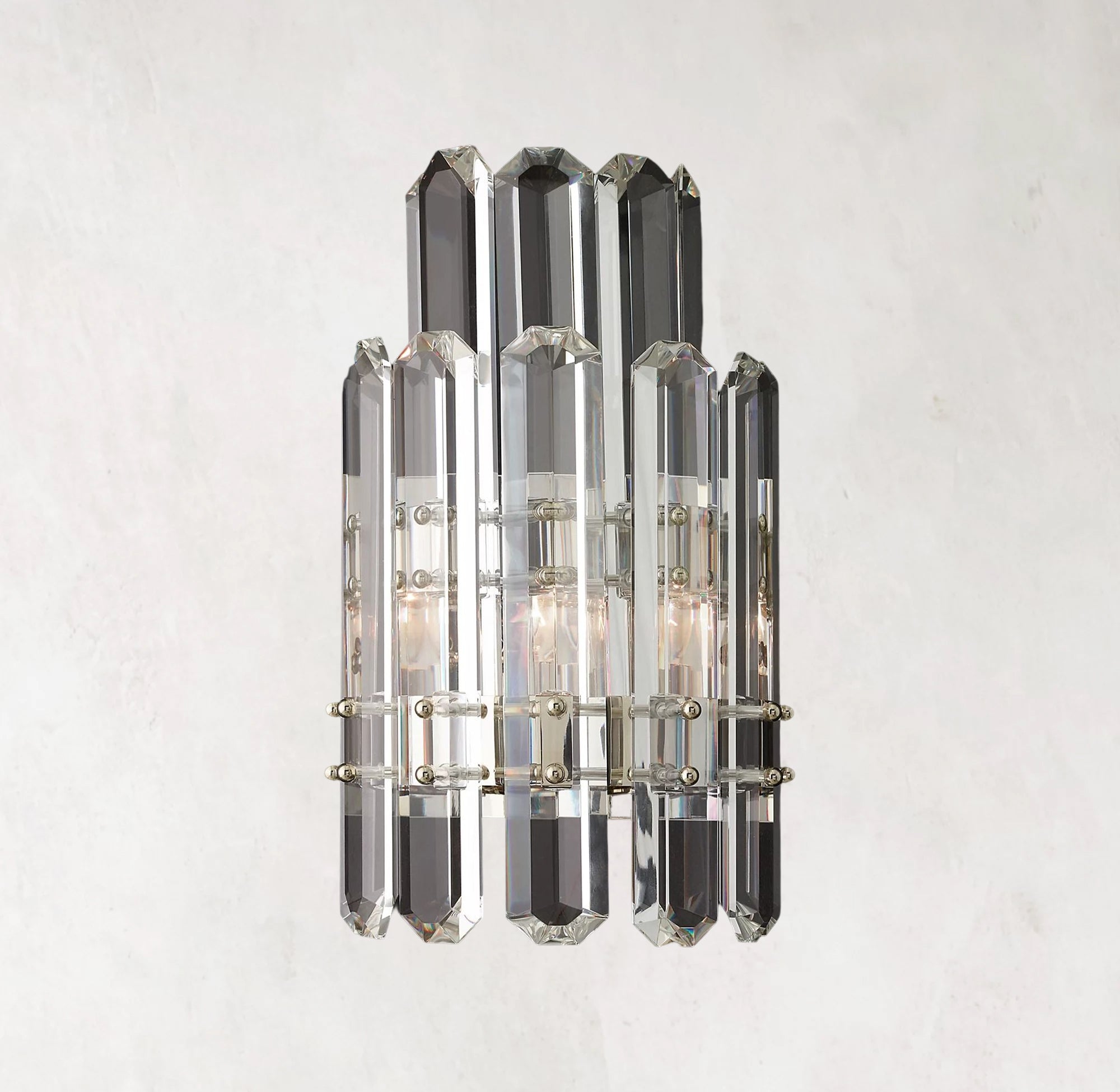 Bonnington Two-tier Crystal Wall Sconce 16"