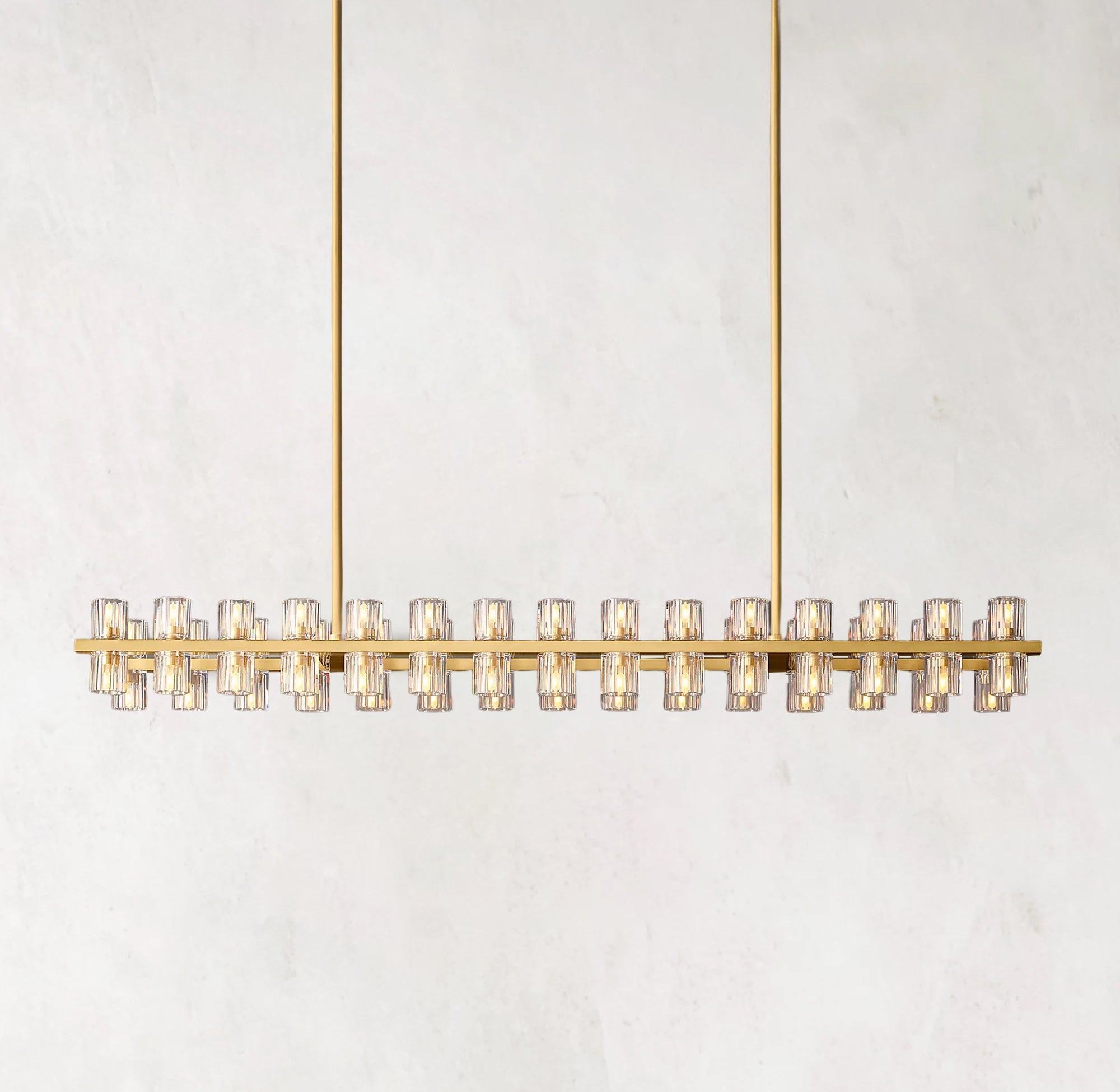 Arcachones Led Rectangular Chandelier Lighting 54"