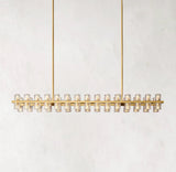 Arcachones Led Rectangular Chandelier Lighting 54"