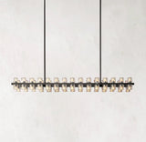 Arcachones Led Rectangular Chandelier Lighting 54"