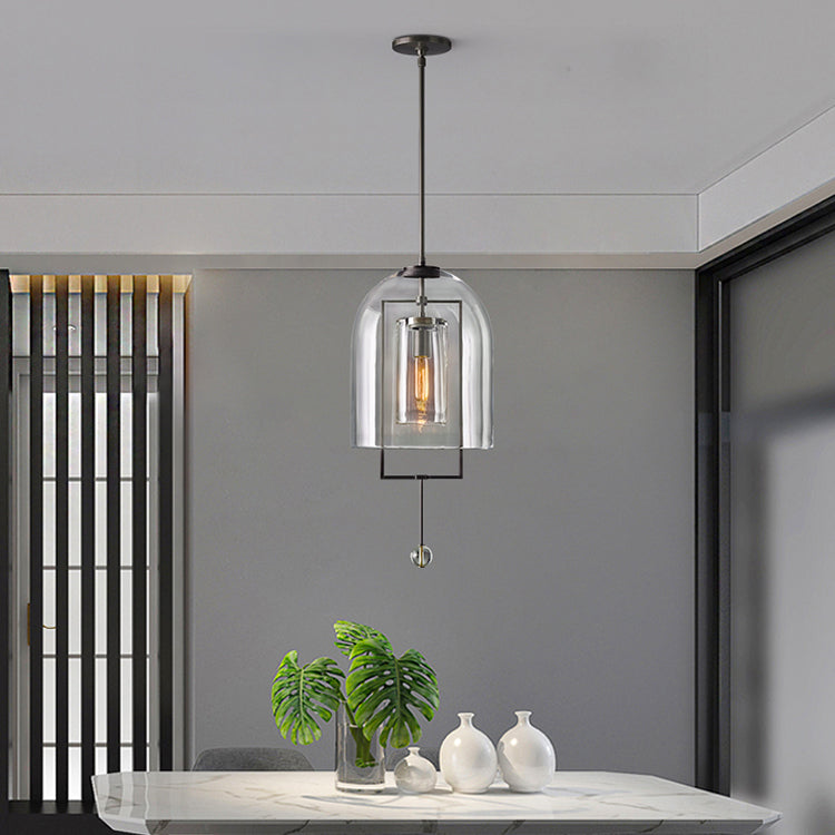 Fulcrum Utilitaire Globe Pendant Light 15" for Dining Room
