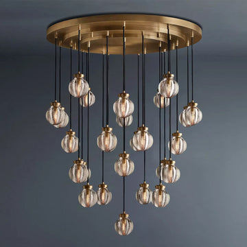 Pearl Round Chandelier 38