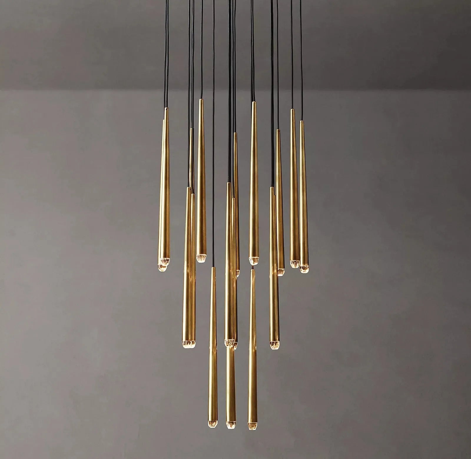 Aquitaines Modern Round Chandelier Lights 30"
