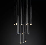 Aquitaines Modern Round Chandelier Lights 30"
