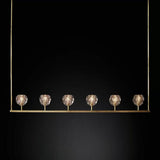 Boule De Clear Cristal Linear Chandelier Lighting 60"
