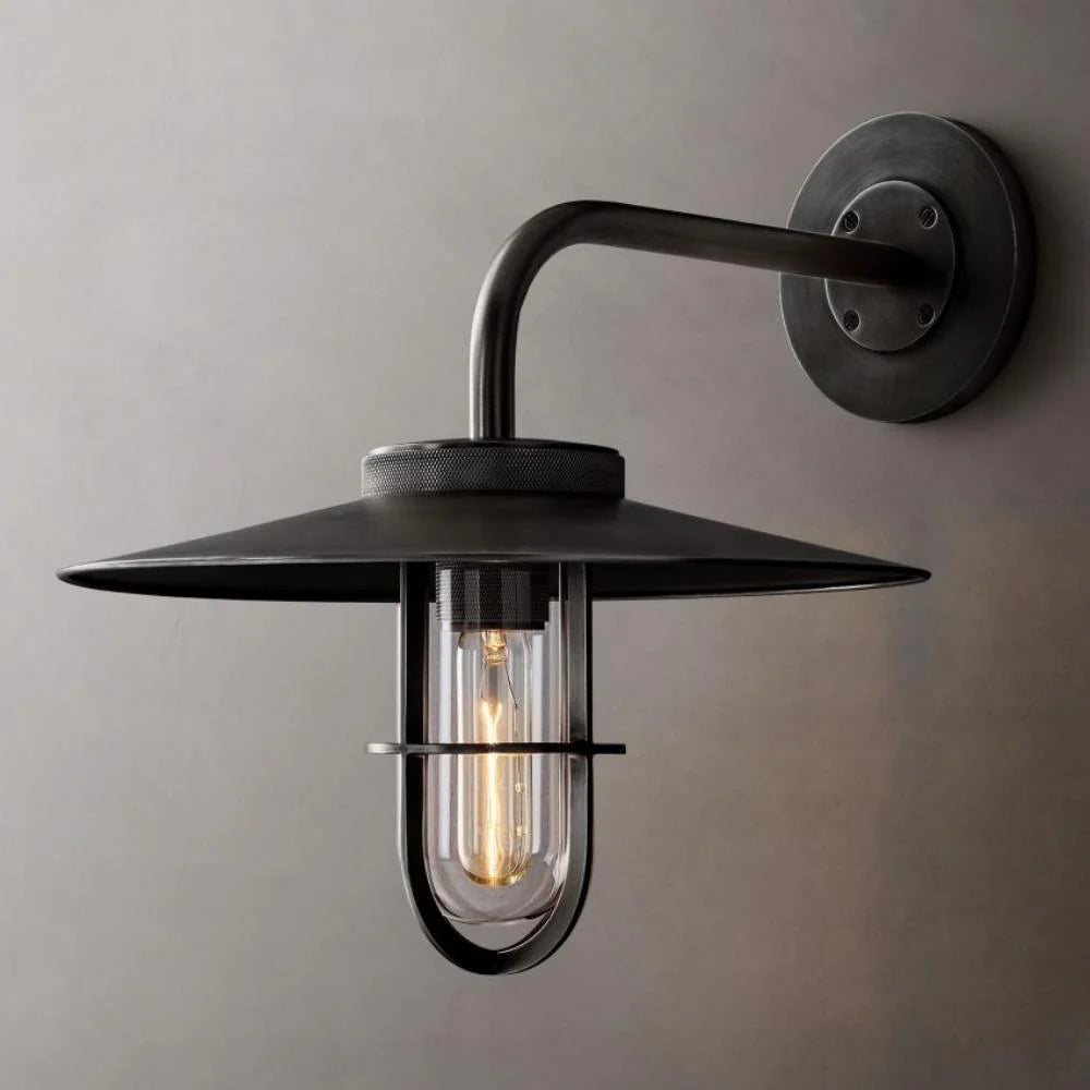 Peyton Barn Wall Sconce, Industrial Corridor Wall Lighting