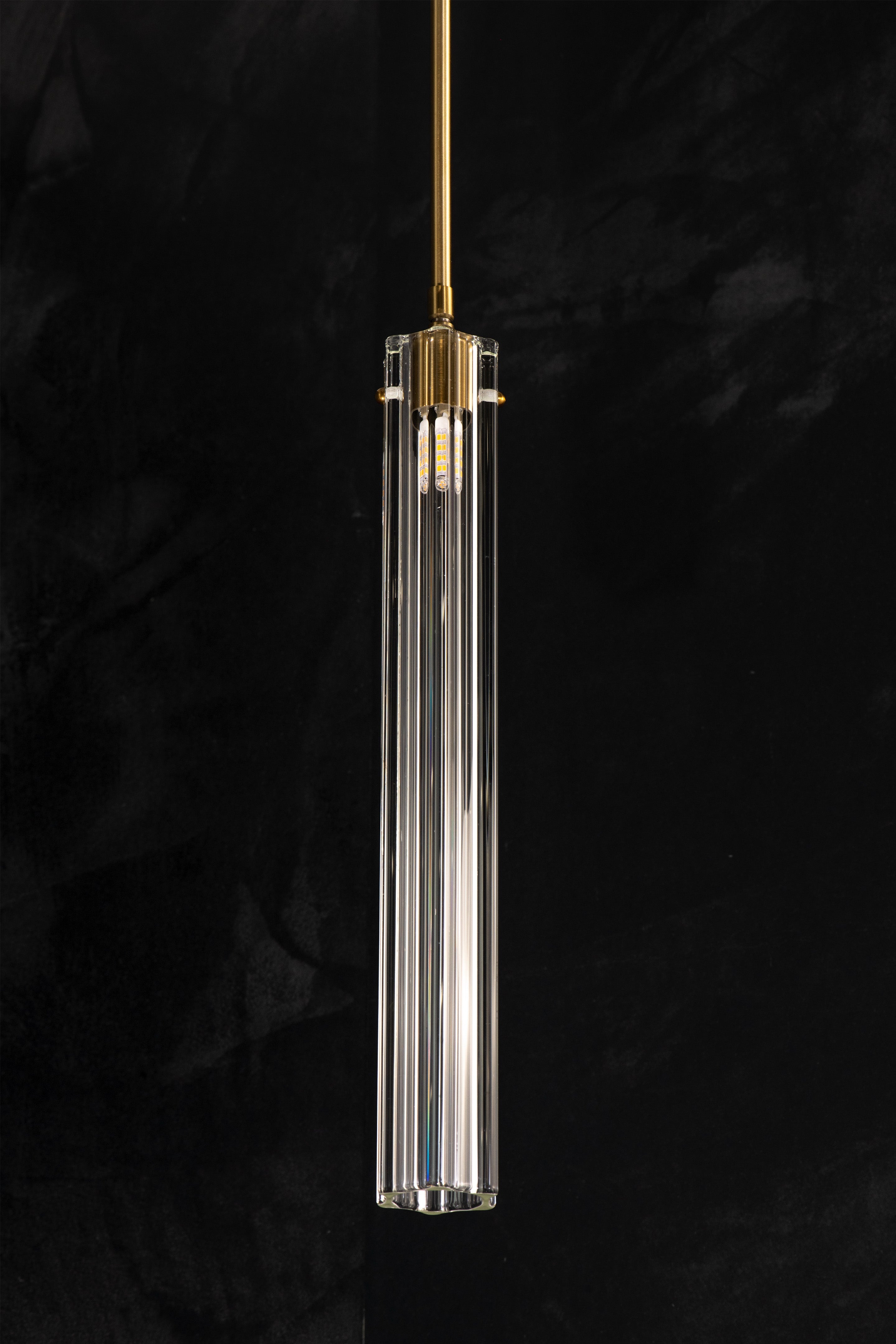 Monaco Fluted Glass Pendant Light
