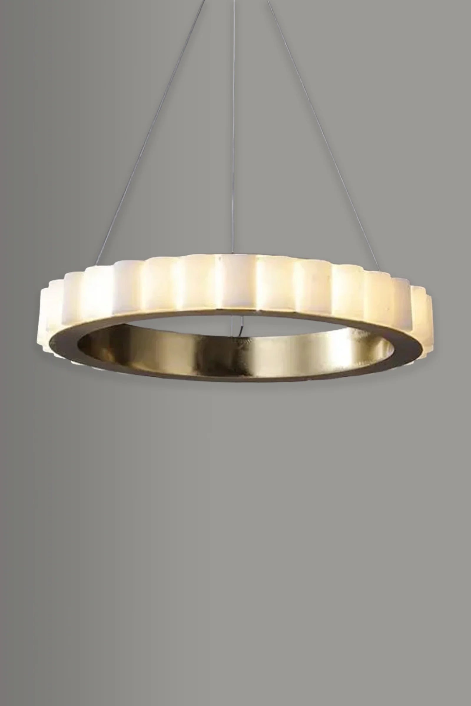 Isla Smooth Alabaster Pendant Light