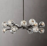 Boule De Cristal Glass Ball Modern Round Chandelier Lightings 36"