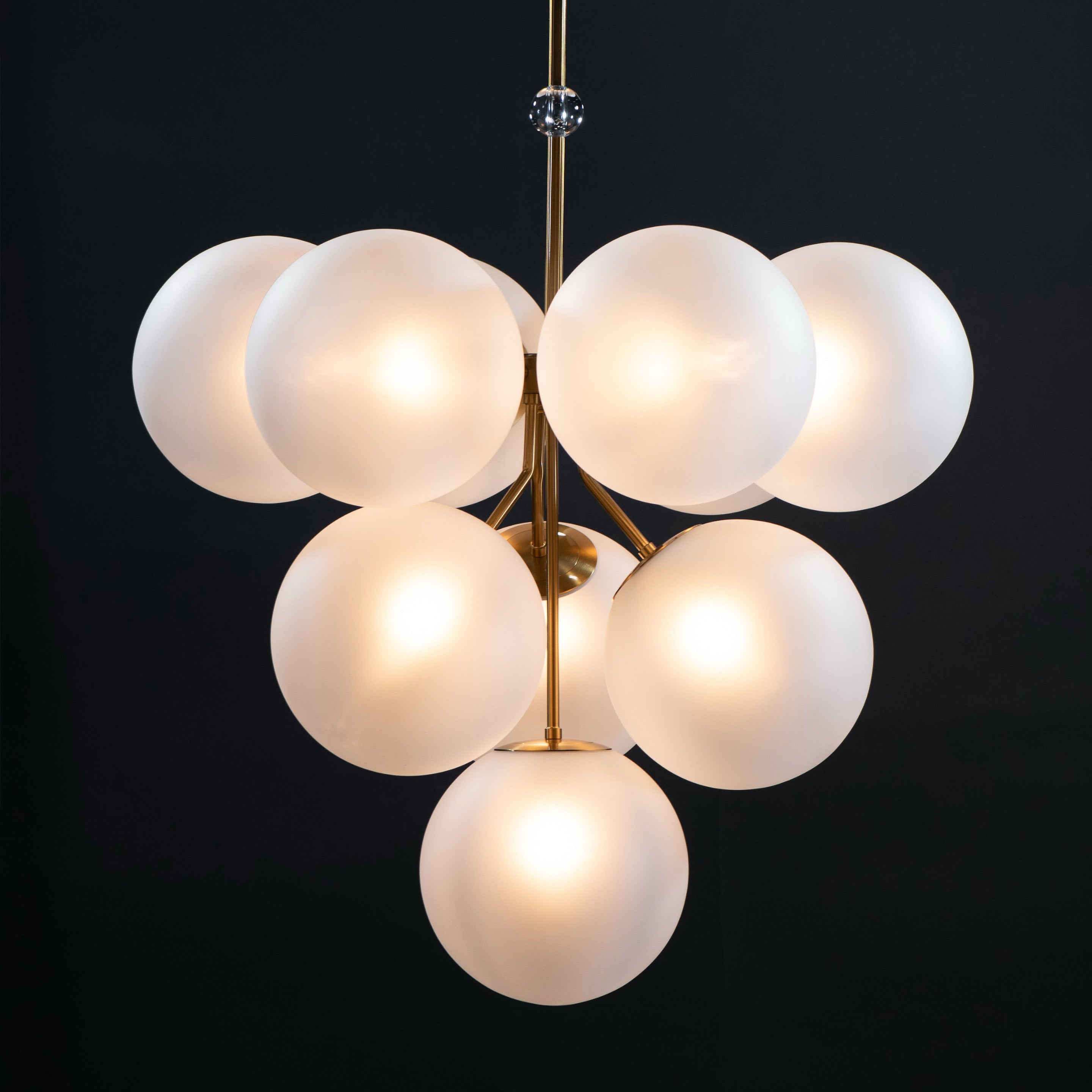 Rowan Glass Globe Chandelier Lighting for Dining Room