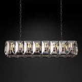 Harlowe Crystal Rectangular Chandelier Lighting 54"