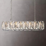 Harlowe Crystal Rectangular Chandelier Lighting 54"