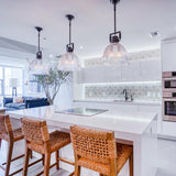Machinist Prismatic Cloche Pendant Light