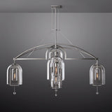 Fulcrum Round Chandelier Light 61" - 5 Lights