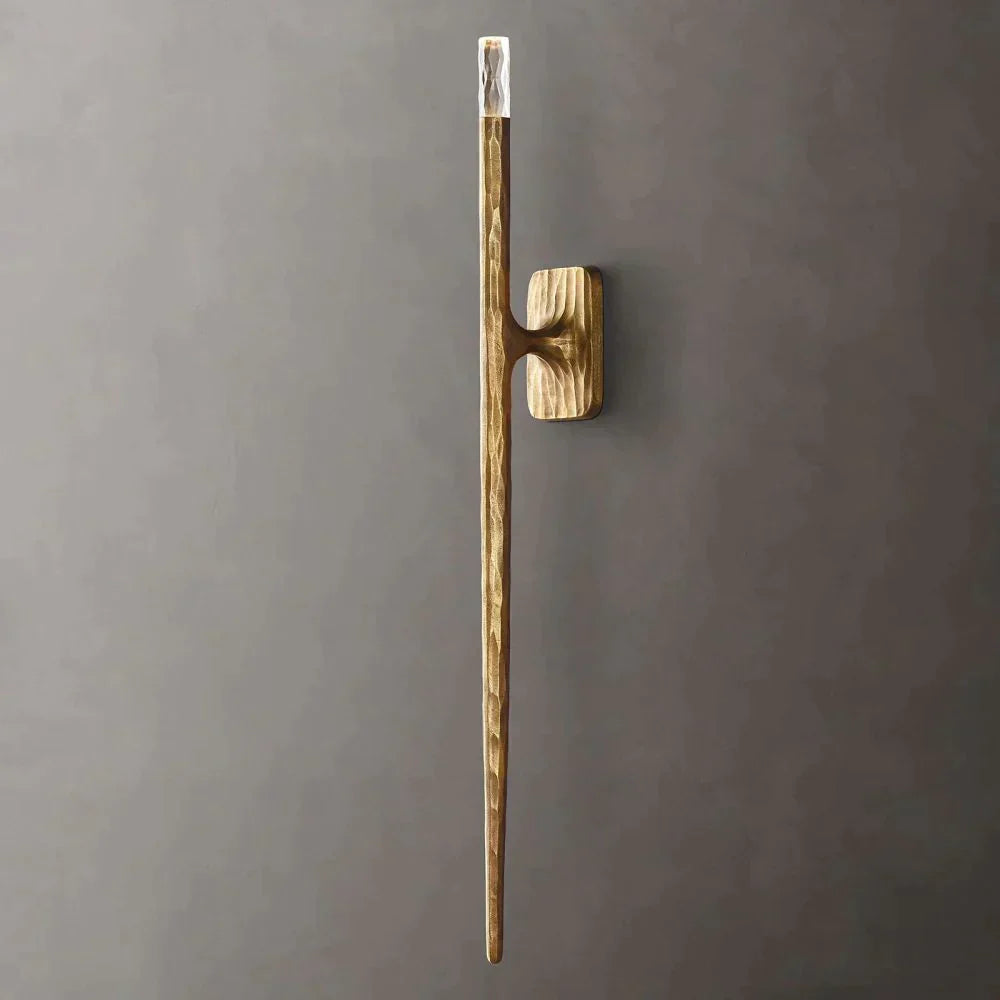 Thaddeus Modern Forged Brass Grand Wall Sconces 36"H For Living Room, Bedroom