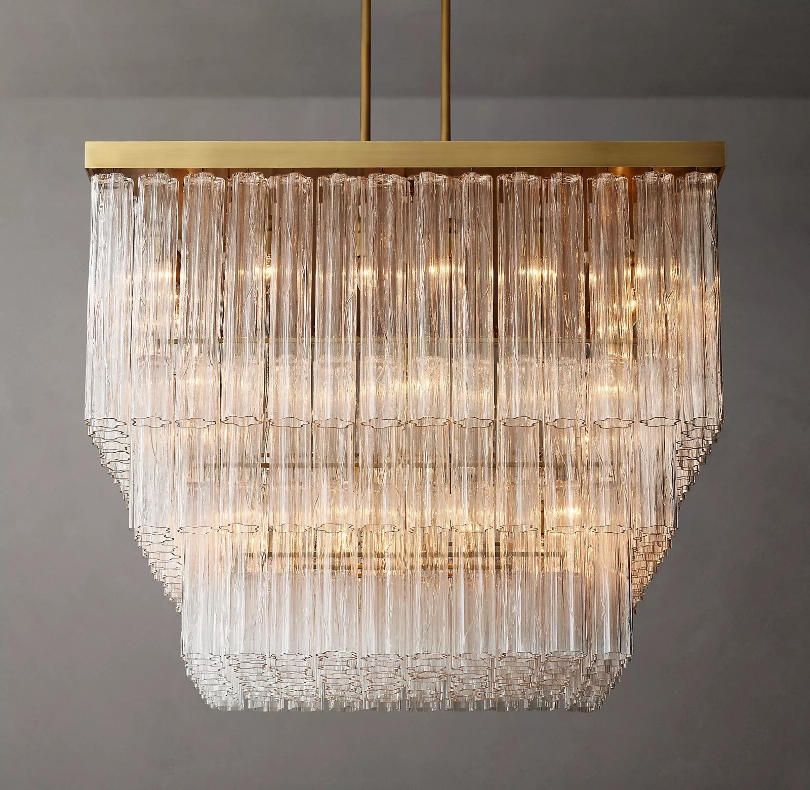 Cielo Square Chandelier Lighting 45" for Living Room