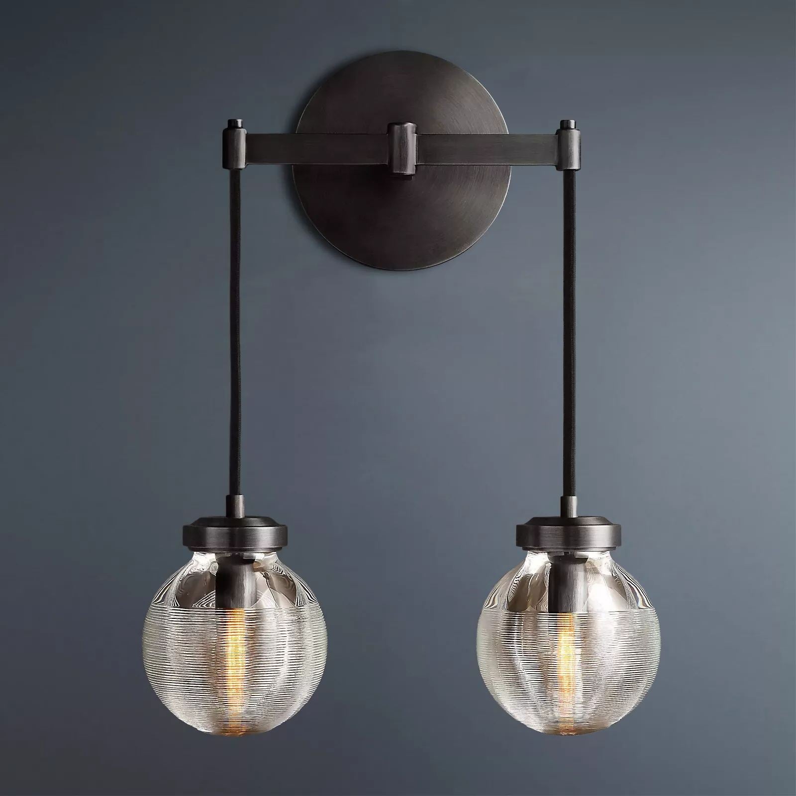 Elegant Double Pearl Wall Sconce Modern Decorative Lighting