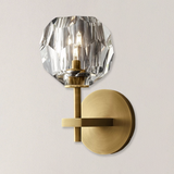 Boule De Clear Glass Elegant Wall Sconce