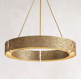 Vouvray Round Brass Chandelier Lighting D36"/D48"/D60" for Living Room