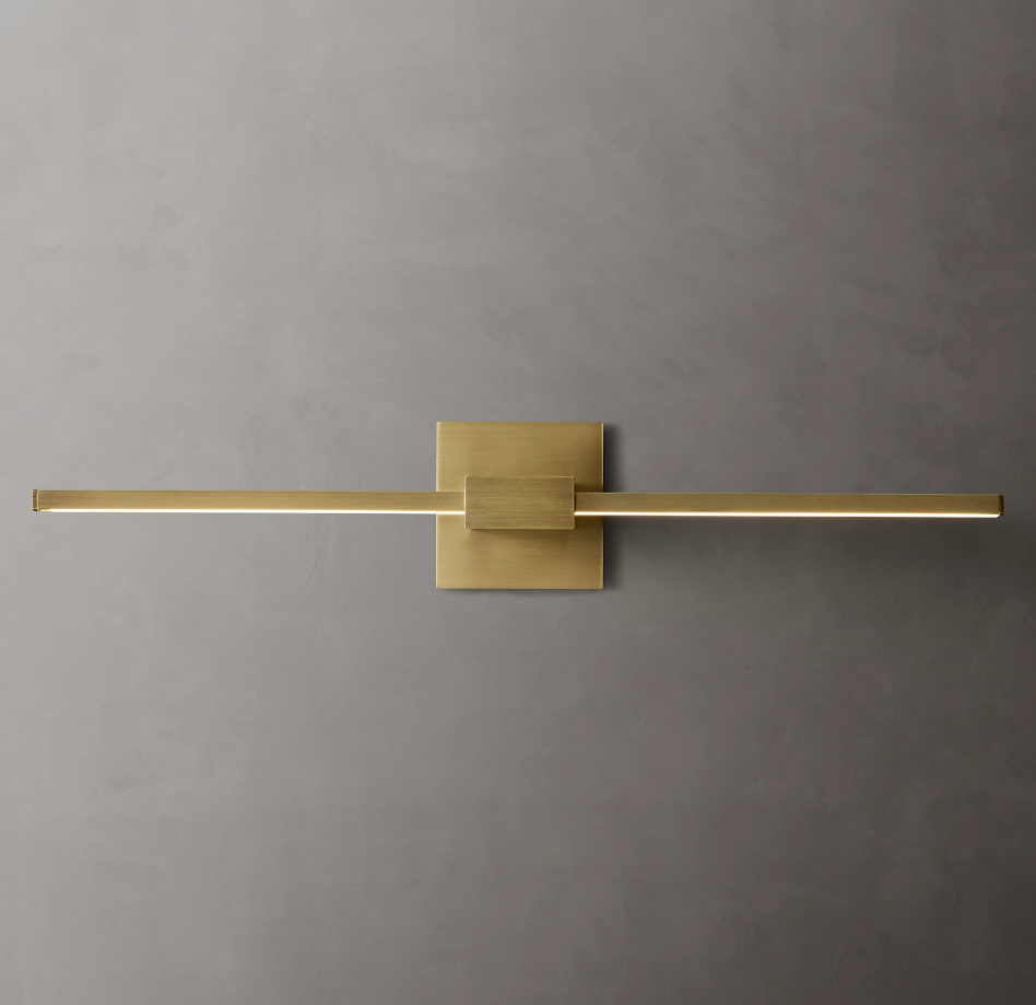 Forma Brass Picture Wall Sconce Light