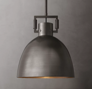 Machinist Metal Glass Shade Pendant Lamp Industrial Pendant Lighting