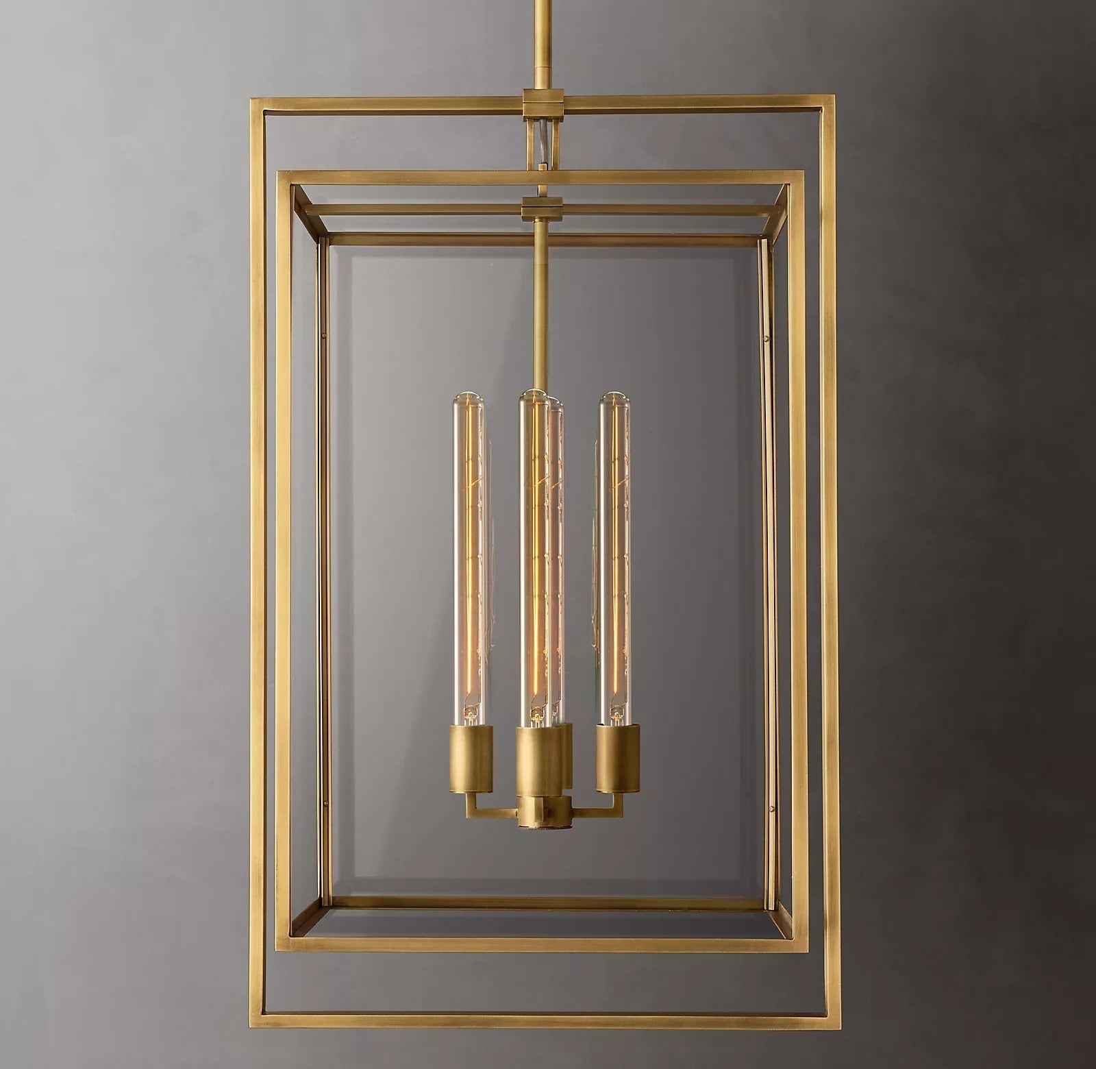Beckman Lantern Pendant Lighting 34", Morden Pendant Light