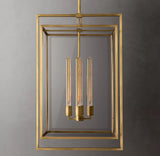 Beckman Lantern Pendant Lighting 34", Morden Pendant Light