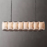 Harlowe Calcite Rectangular Chandelier 55" For Living Room