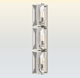 Harlow Crystal Triple Wall Sconces 32"H
