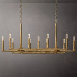 Thaddeus Linear Chandelier Lighting 54" For Living Room - 11 Lights