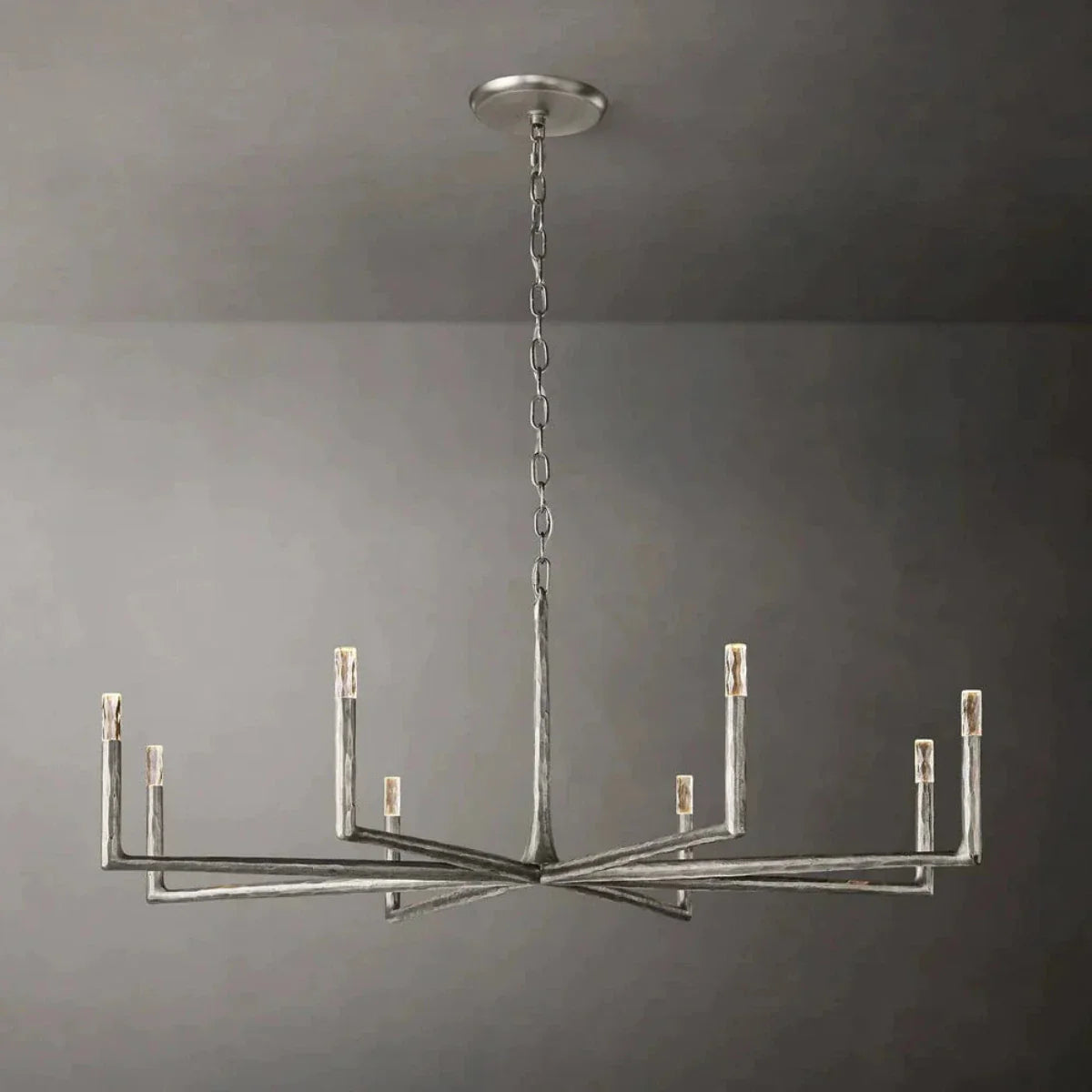 Thaddeus Round Contemporary Chandelier Lighting 60" For Bedroom