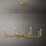 Thaddeus Round Contemporary Chandelier Lighting 60" For Bedroom