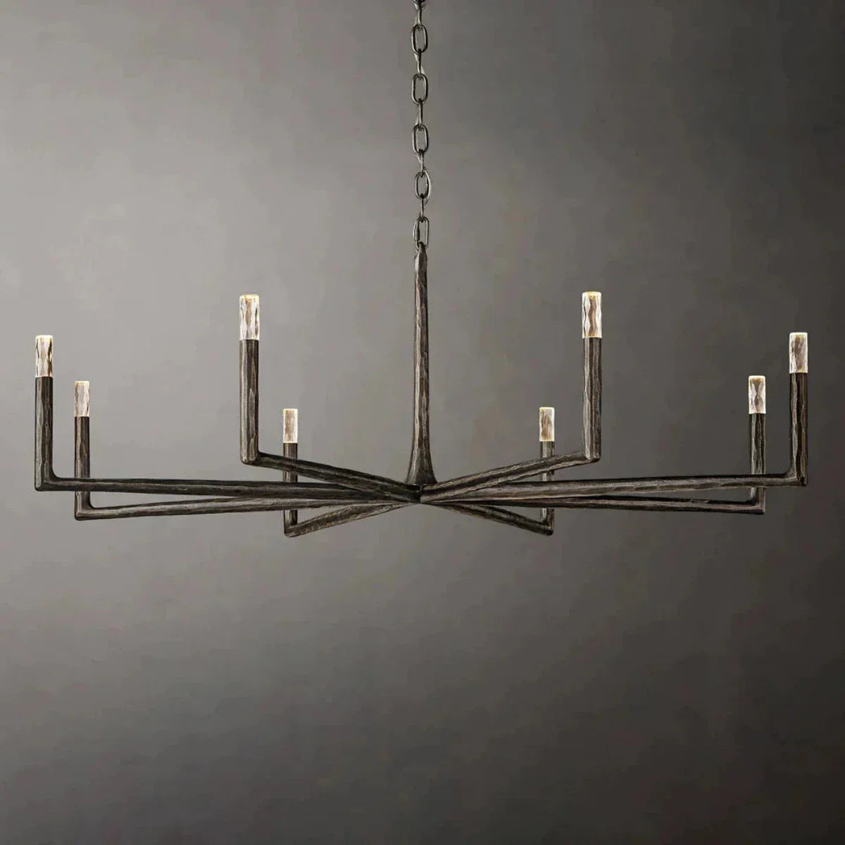 Thaddeus Round Contemporary Chandelier Lighting 60" For Bedroom