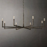 Thaddeus Round Contemporary Chandelier Lighting 60" For Bedroom