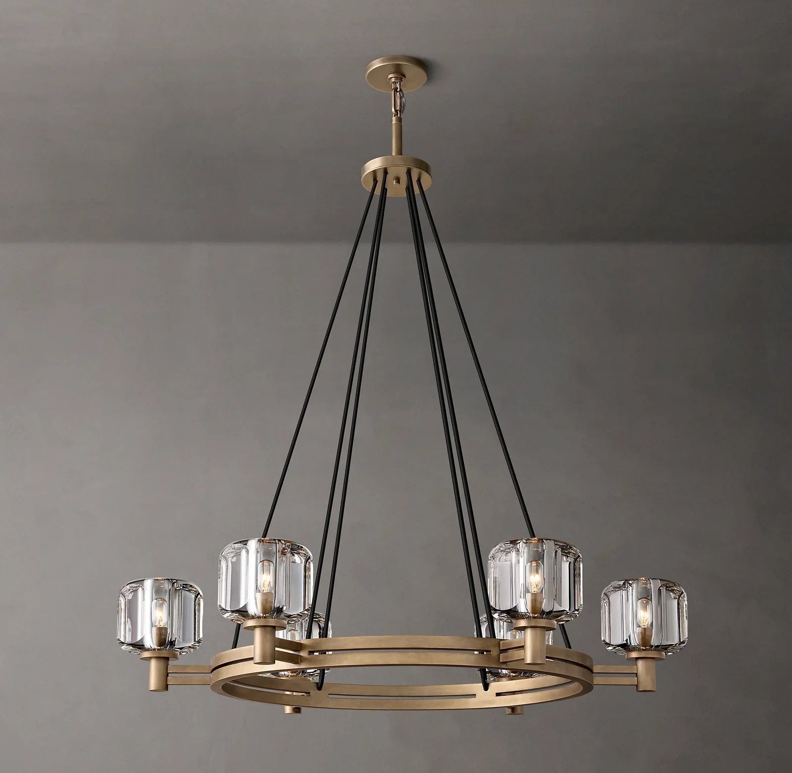 Demaret  Round Chandelier Lighting 24"