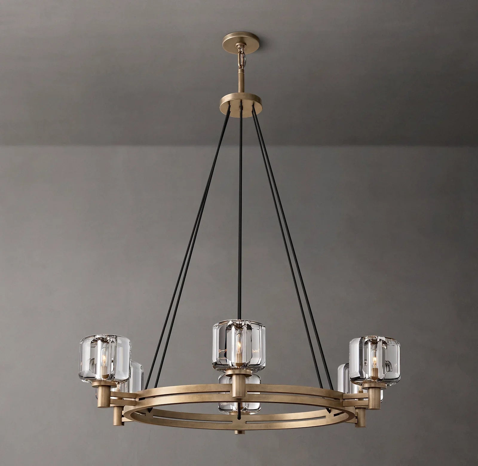 Demaret  Round Chandelier Lighting 24"