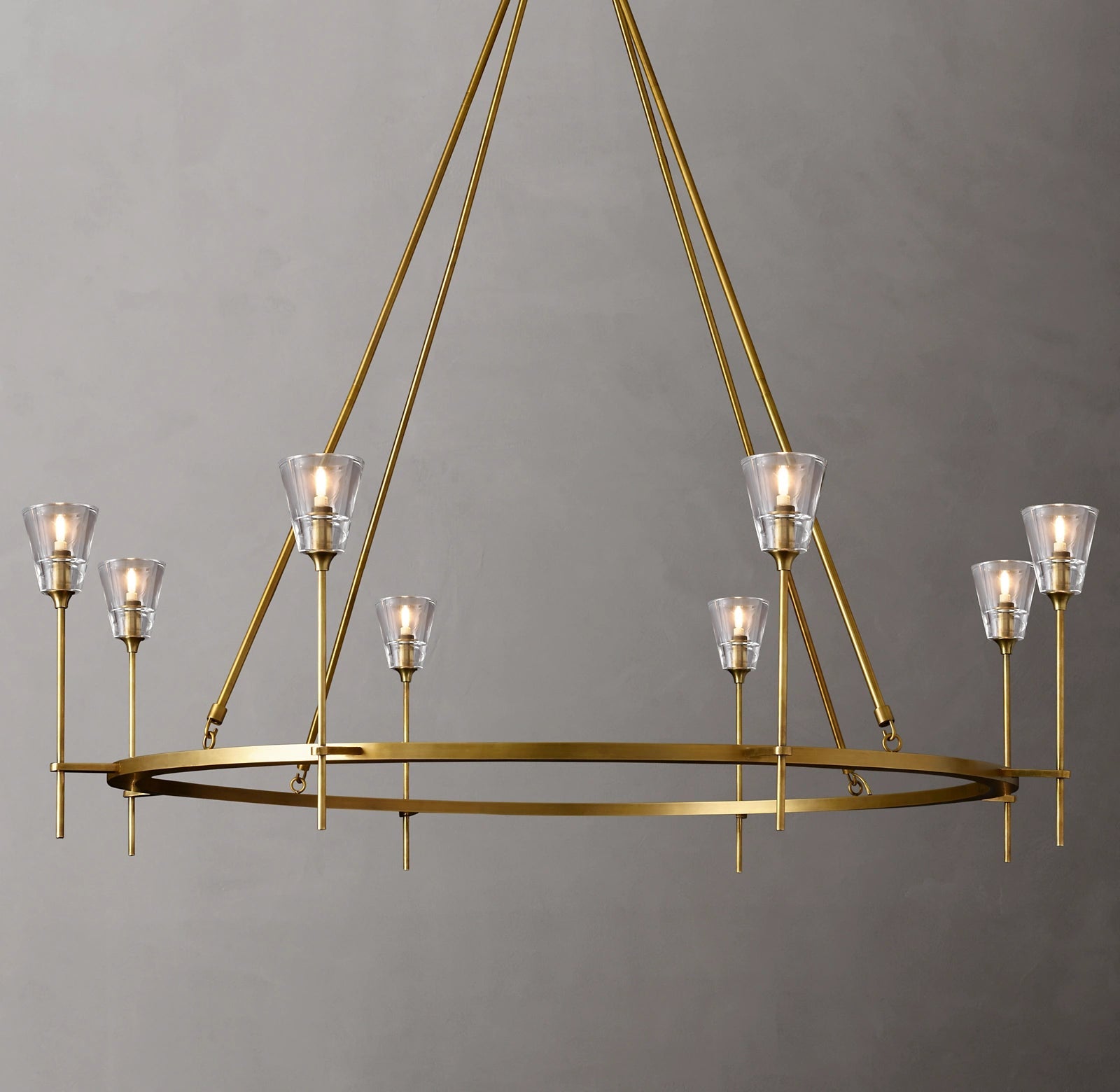 Torche Round Modern Luxury Chandelier Lighting 58"