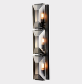 Harlow Crystal Triple Wall Sconces 32"H